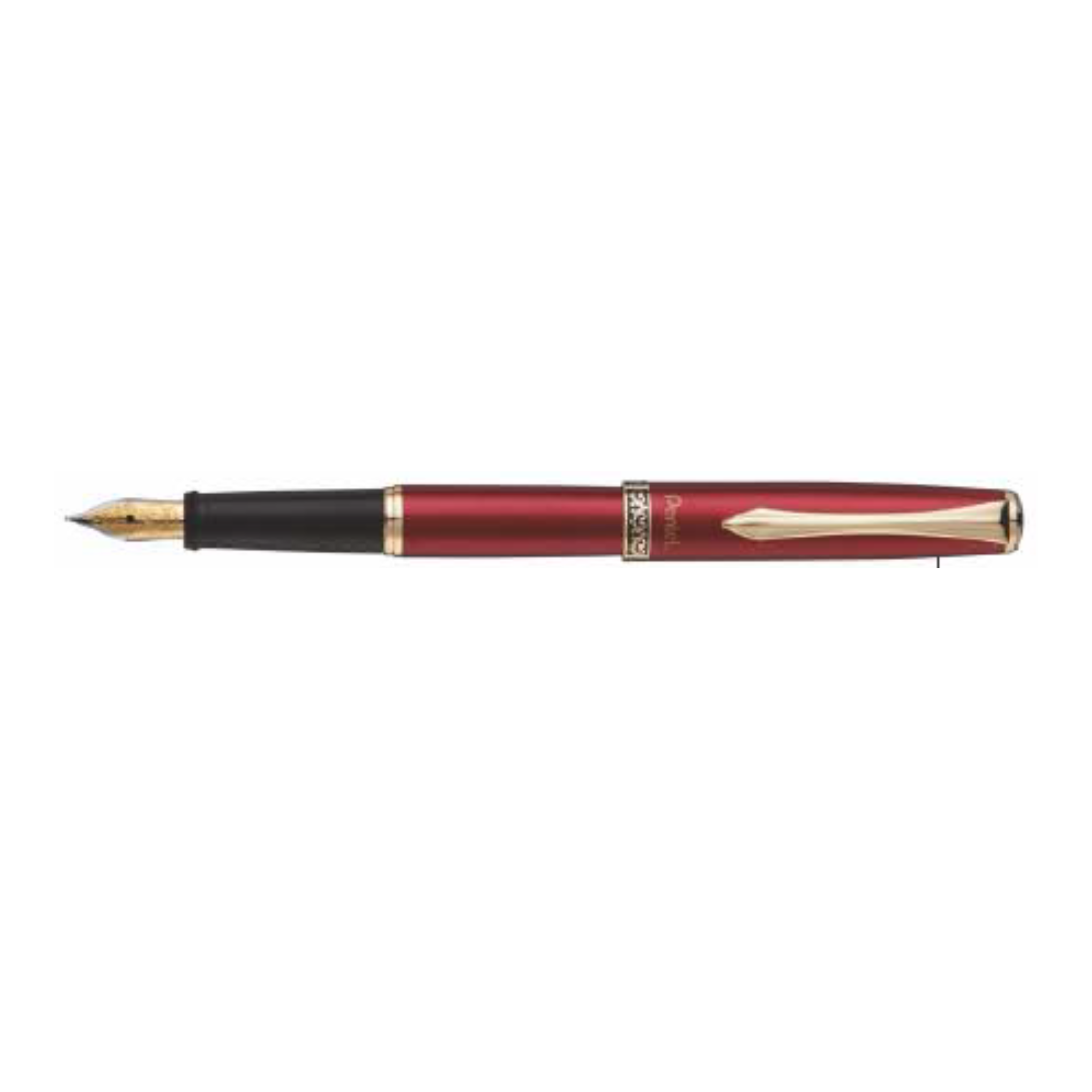 Pentel Sterling Fountain Pen, Red