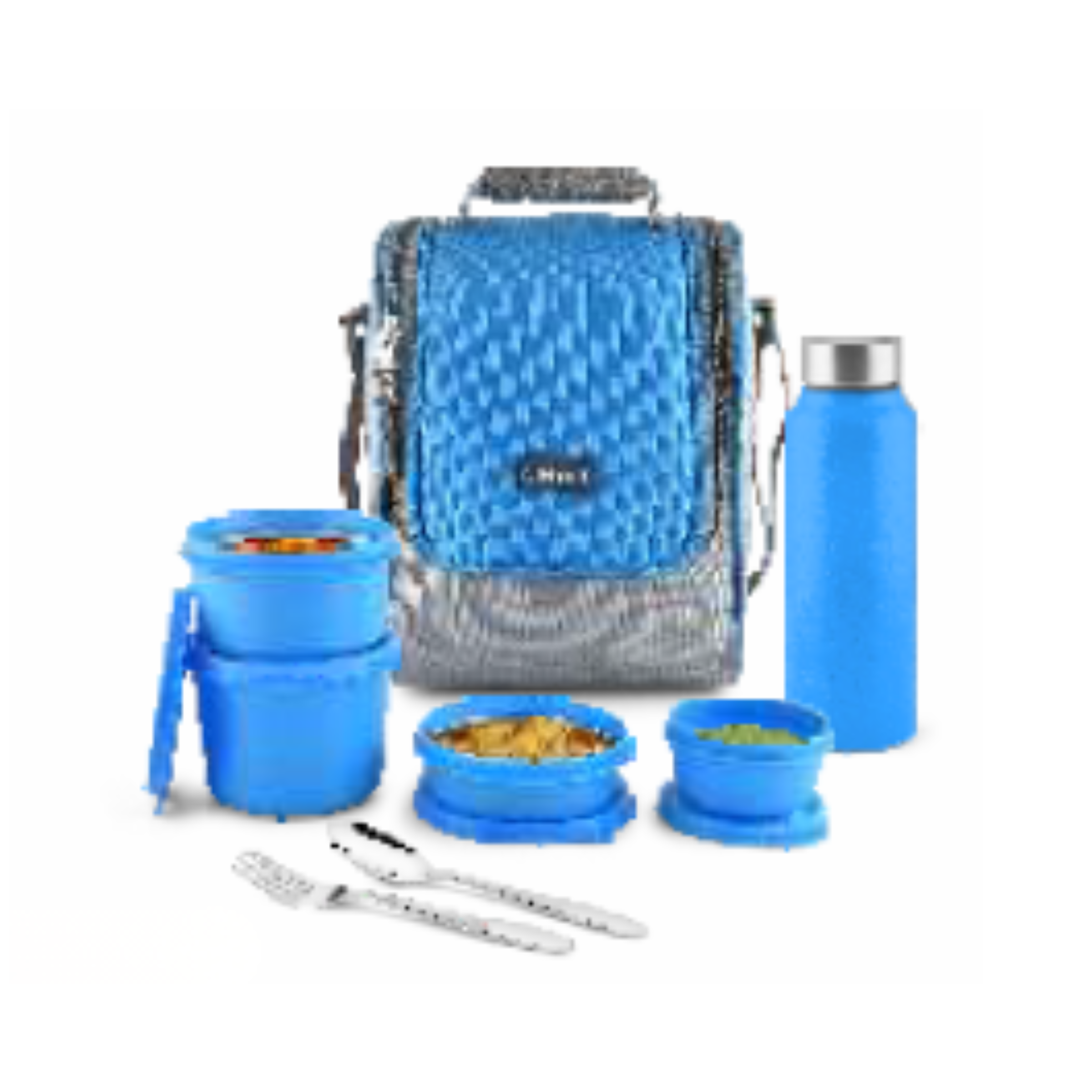 Besto Bento Lunch Box, Blue