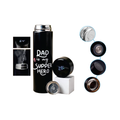 Rising Enterprises Vacuum Insulated Flask with Temperature Display, Black