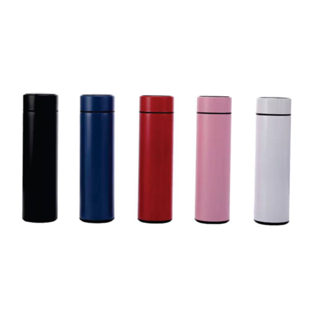 Rising Enterprises Vacuum Insulated Flask with Temperature Display, Black