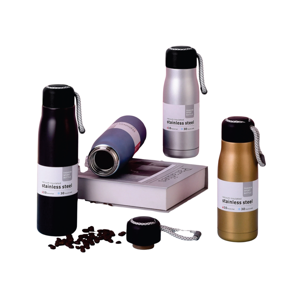 Rising Enterprises Double Wall Stainless Steel Vacuum Flask, Silver