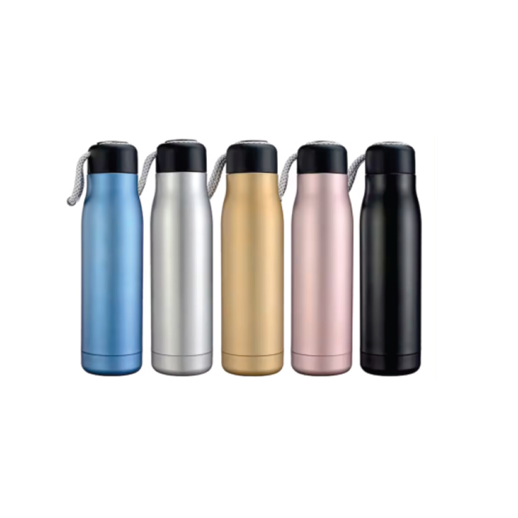 Rising Enterprises Double Wall Stainless Steel Vacuum Flask, Silver
