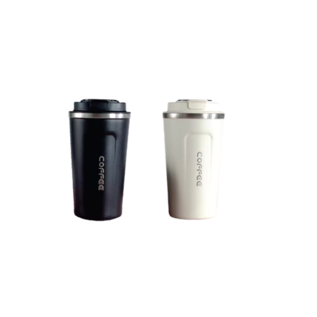 Rising Enterprises SS Vacuum Coffee Mug with Temperature Display, White