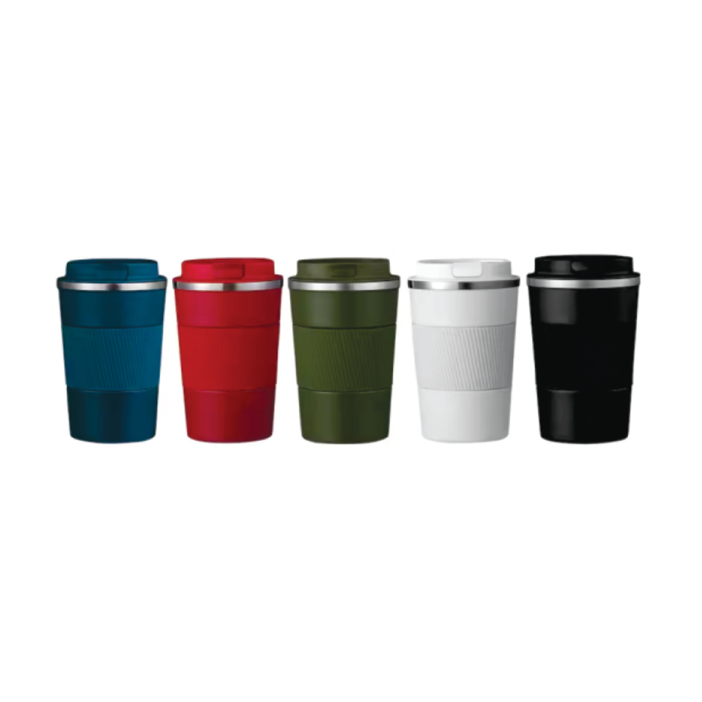 Rising Enterprises SS Vacuum Insulated Travel Mug with Grip, Blue