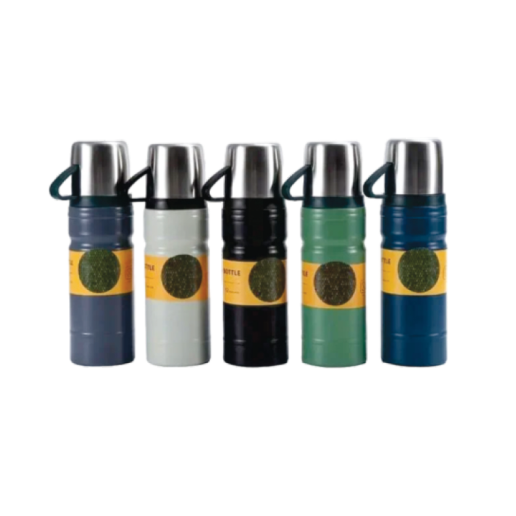 Rising Enterprises New Flask Vacuum Flask Gift Set, White